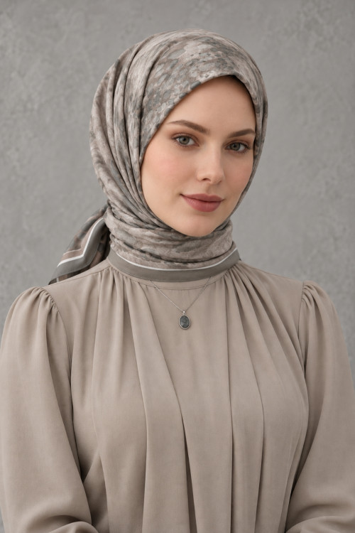 Desenli Pamuk Eşarp SPE-63