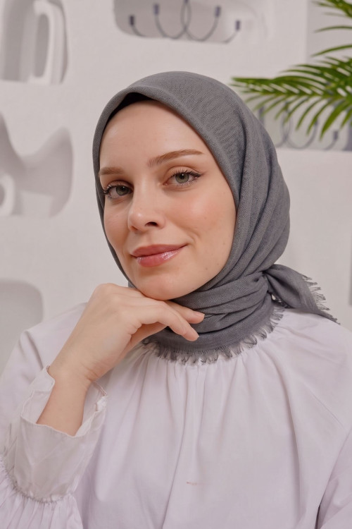Pamuk Eşarp Gri