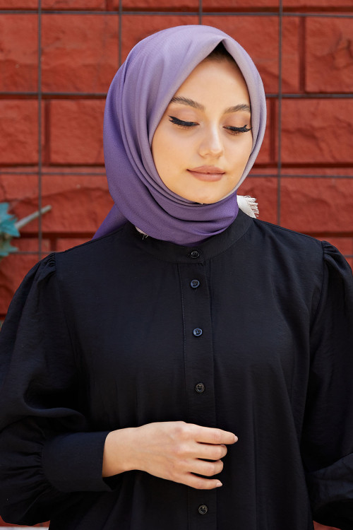 Degrade Soft Pamuk Eşarp Mor-Taş